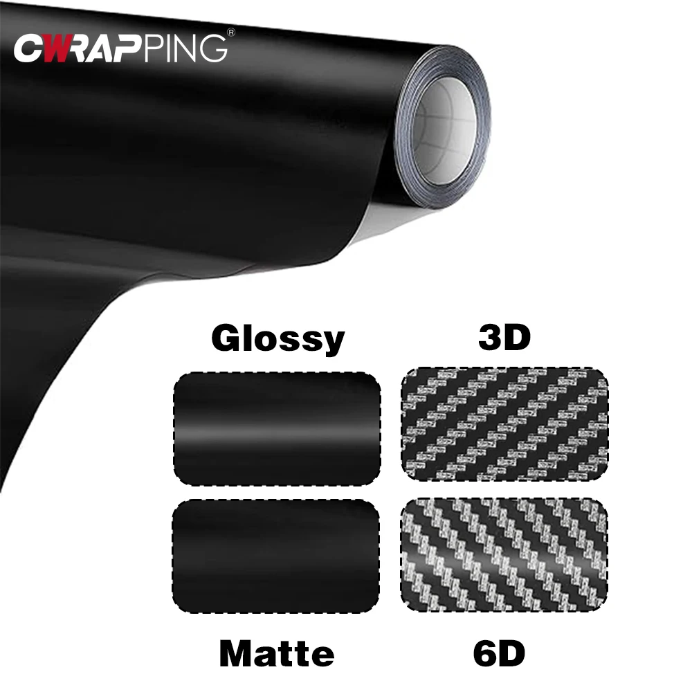 Laptop Accessories Aesthetic - Koolstofvezel mat glanzend zwart auto vinyl