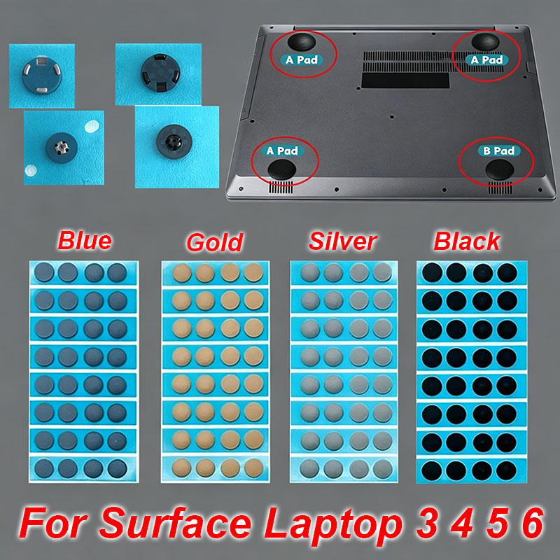 Xbox Laptop Accessories - Antislip rubberen voetjes voor Surface Laptop