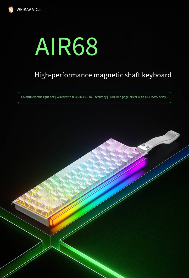 Laptop Accessories Uk - ACE68 Magnetisch toetsenbord Bedraad Mechanisch ACE60