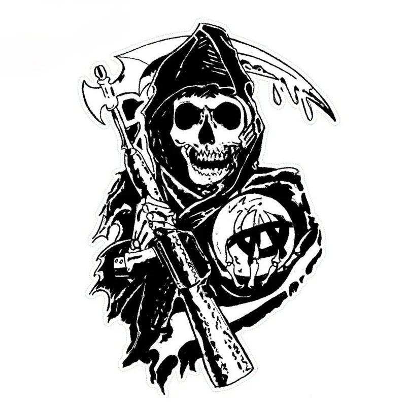 Laptop Accessories Aesthetic - Auto sticker Sons of Anarchy Anime