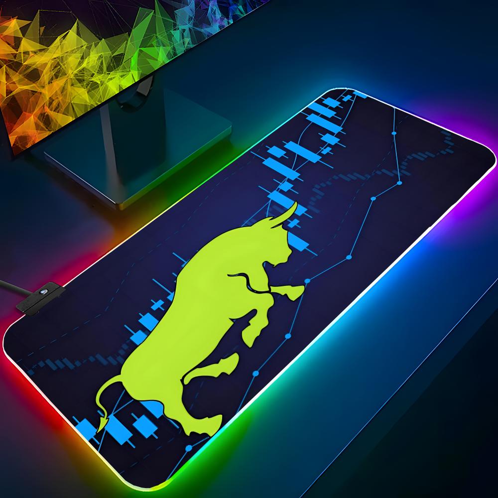 Laptop Accessories Market - Market Bull muismat RGB-achtergrondverlichte muismat Laptop