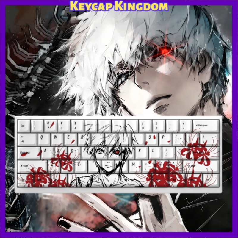 Laptop Accessories Gaming - Tokyo Ghoul Kinki Ken Anime Keycap