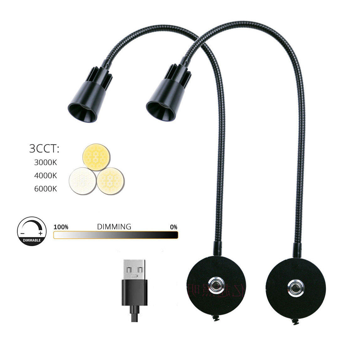 Laptop Accessories Light - 2 stks 5 V USB Nachtkastje