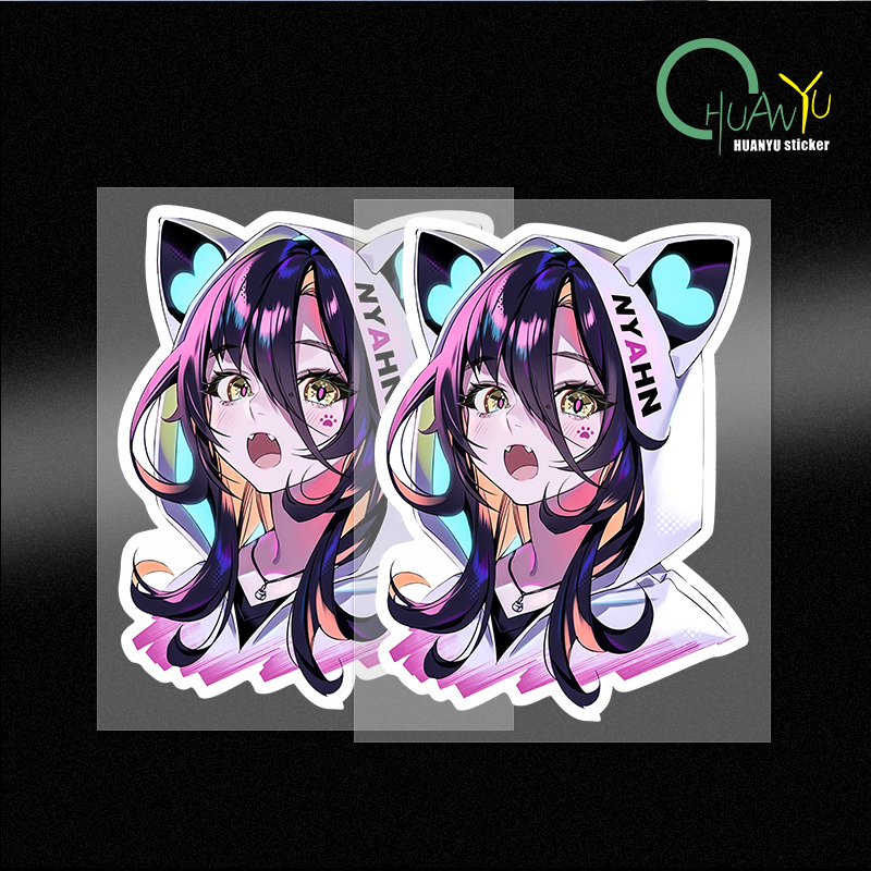 Laptop Accessories Girly - Toekomstige stijl schattige anime meisje hoofd