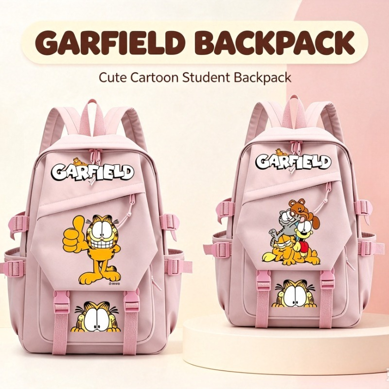 Laptop Accessories Toy - Garfield cartoon schattige studenten lichtgewicht schooltas