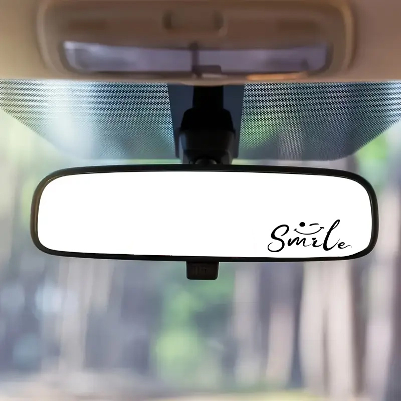 Laptop Accessories To Gift - Smiley Face Mirror Sticker Glanzende waterdichte