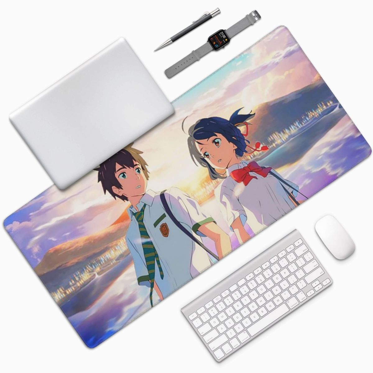 Laptop Accessories Name - Japanse Anime Uw Naam Grote muismat