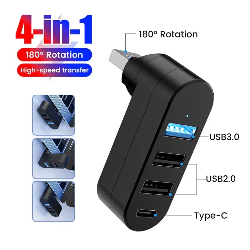 Laptop Accessories Usb - USB Hub 3.0 Mini Splitter Box