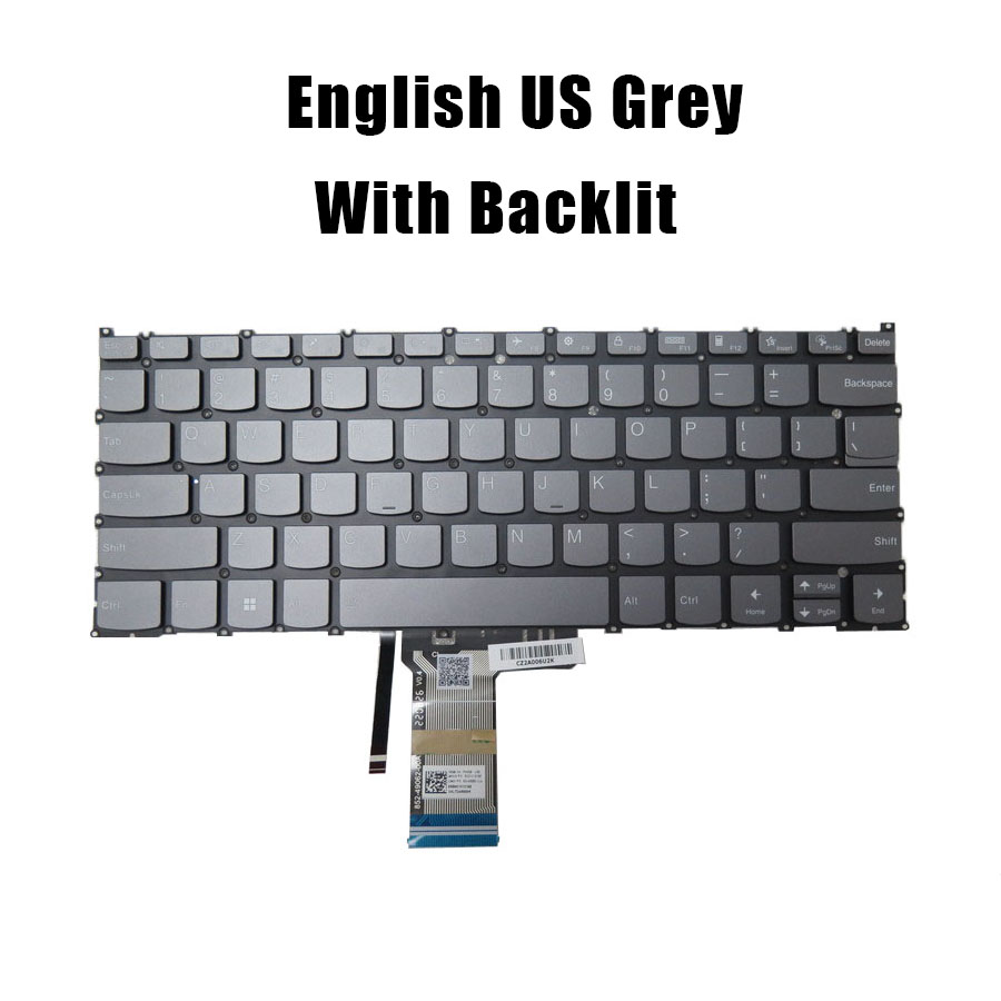 Yoga Laptop Accessories - US/SW Grijs/Blauw Laptop Toetsenbord Voor Lenovo