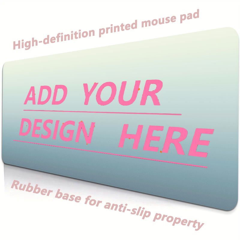 Laptop Accessories To Gift - Aangepaste foto-gaming-muismat, gepersonaliseerde foto-bureaumat, aangepaste grote