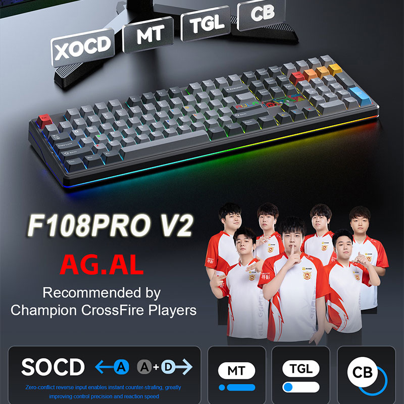 AULA F108 Pro V2 100% mechanis - Laptop Accessories Uk recensie en prijs