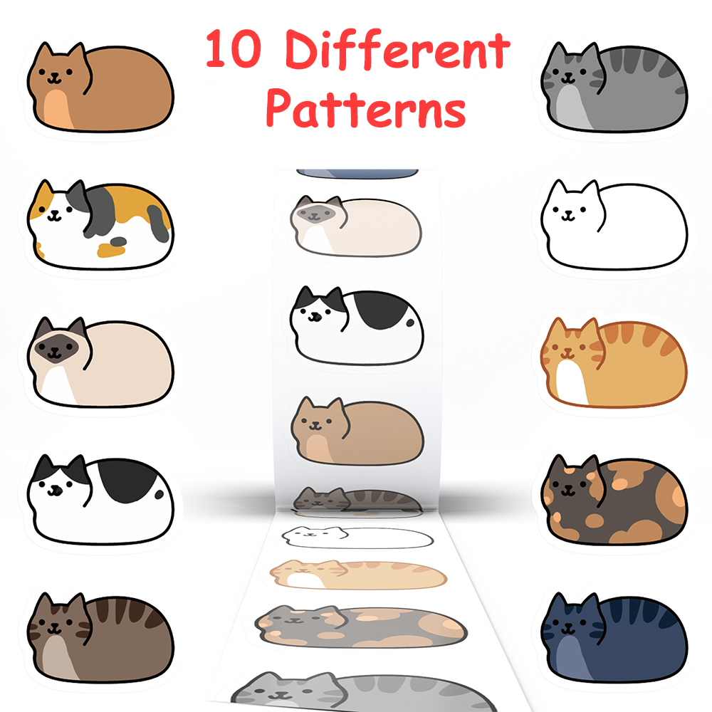 500 stuks schattige kat sticke - Laptop Accessories Aesthetic recensie en prijs