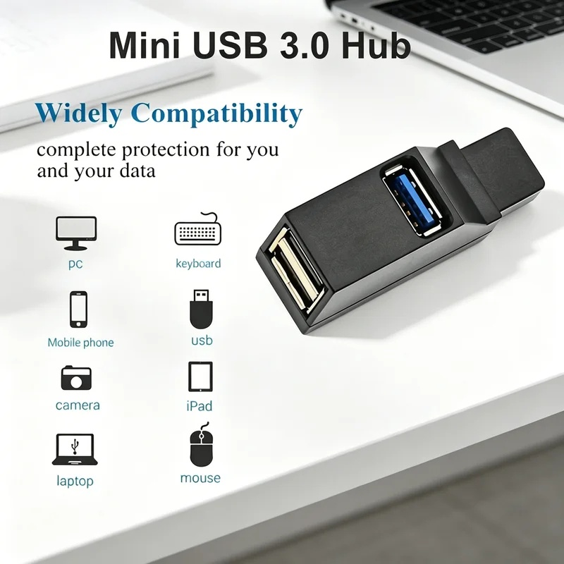 USB 3.0 2.0 Draaibare 3-poorte - Laptop Accessories Usb recensie en prijs