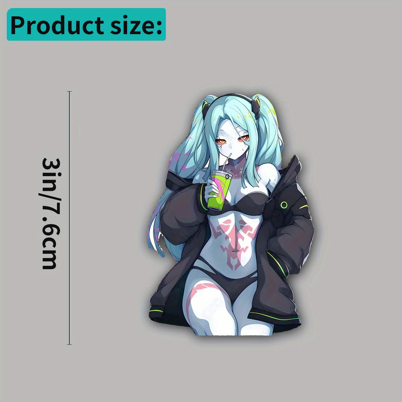 Anime Girl Sticker, waterdicht - Laptop Accessories Girly recensie en prijs