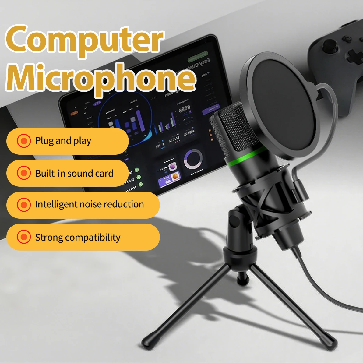Condensatormicrofoon USB Bedra - Laptop Accessories Usb recensie en prijs