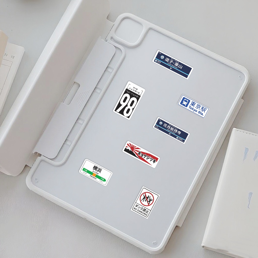 60 STKS Japanse Stopbord Logo  - Laptop Accessories Name recensie en prijs