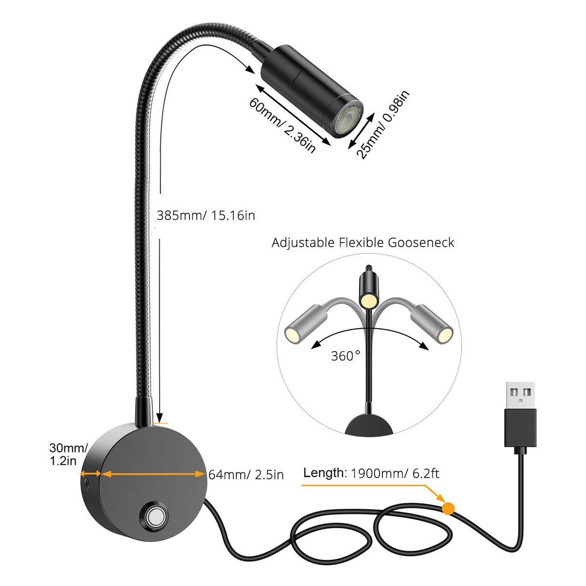 2 stks 5 V USB Nachtkastje Muu - Laptop Accessories Light recensie en prijs