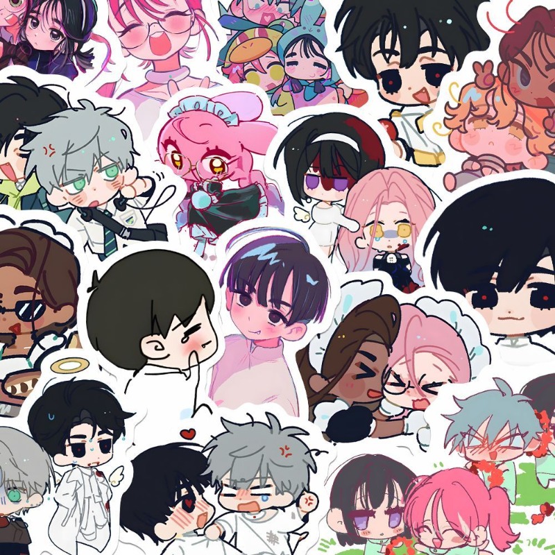 80 stks/set Cartoon Anime Alie - Laptop Accessories To Gift recensie en prijs