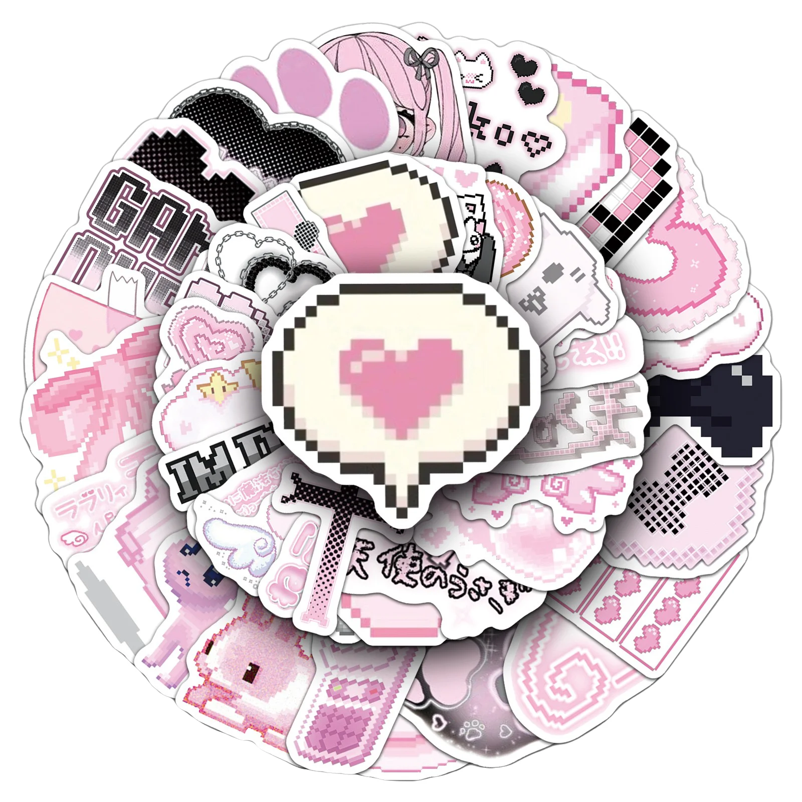 10/30/50pcs Leuke Pixel Roze G - Laptop Accessories Girly recensie en prijs