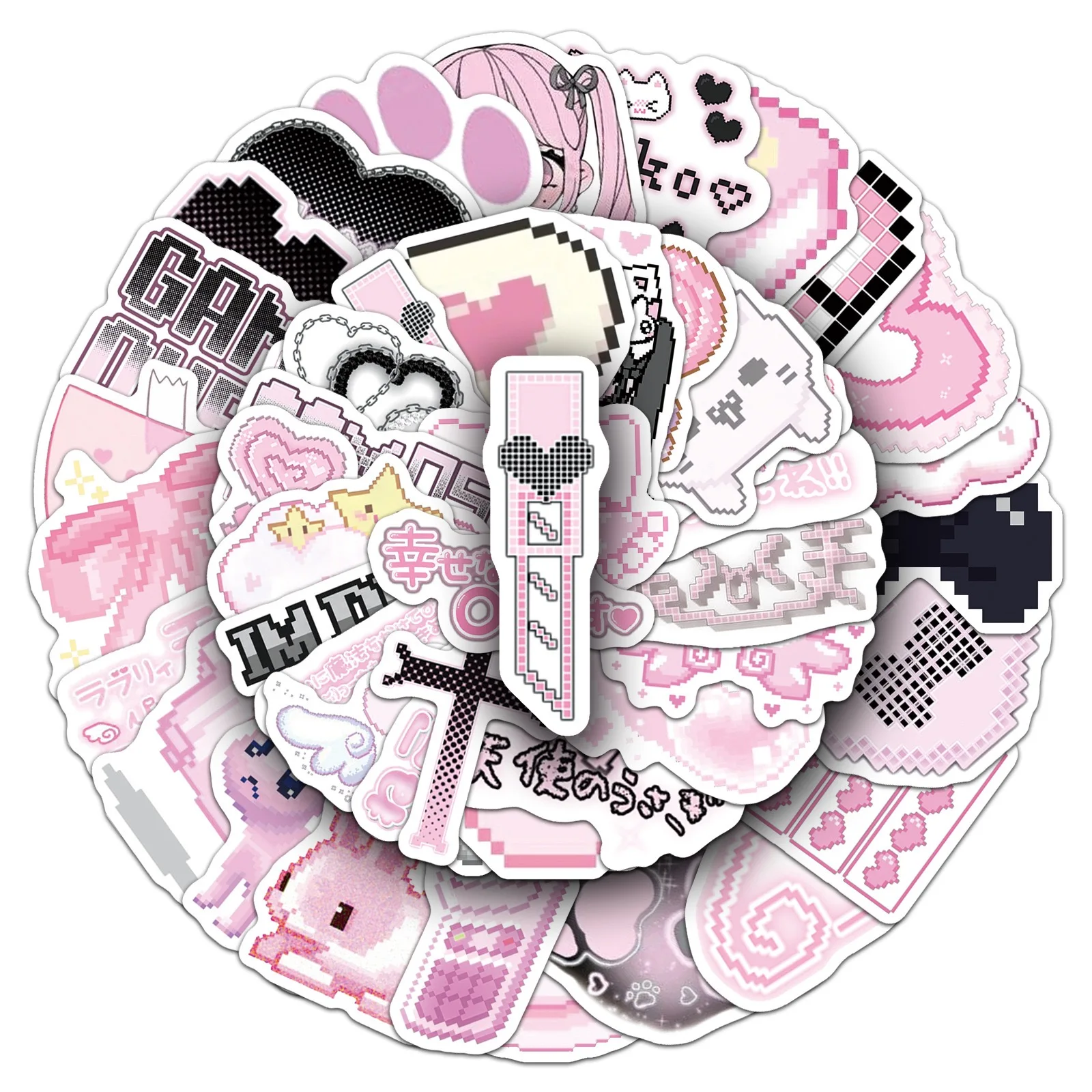 10/30/50pcs Leuke Pixel Roze G - Laptop Accessories Girly recensie en prijs