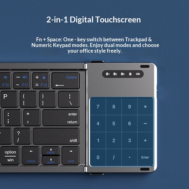 Mengzu Tri Fold draadloos Blue - Laptop Accessories Toy recensie en prijs