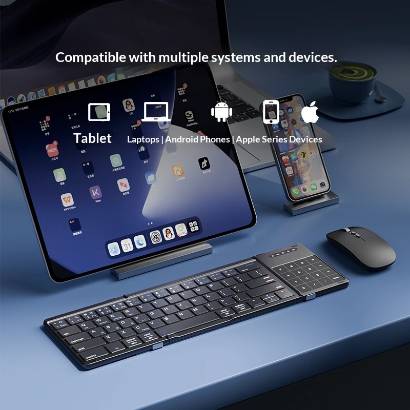 Mengzu Tri Fold draadloos Blue - Laptop Accessories Toy recensie en prijs
