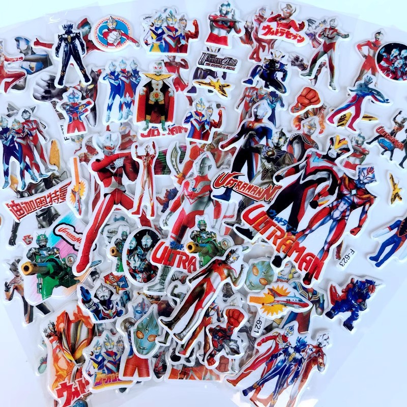 10st Cartoon Ultraman 3D Bubbl - Laptop Accessories Diy recensie en prijs