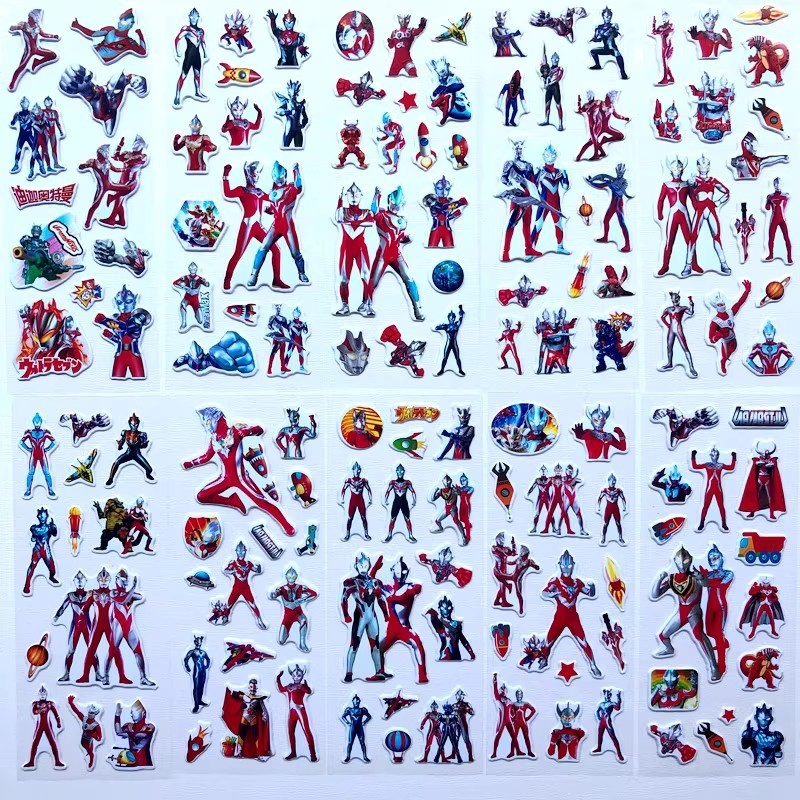 10st Cartoon Ultraman 3D Bubbl - Laptop Accessories Diy recensie en prijs
