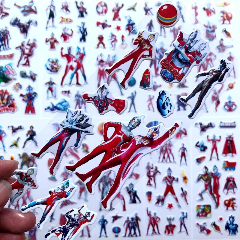 10st Cartoon Ultraman 3D Bubbl - Laptop Accessories Diy recensie en prijs