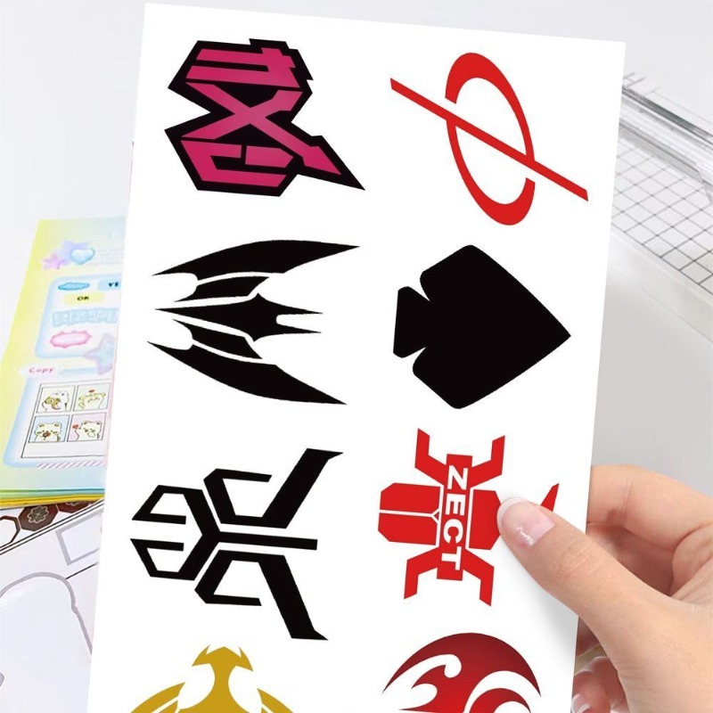 60 vellen Kamen Rider logo-sti - Laptop Accessories Toy recensie en prijs